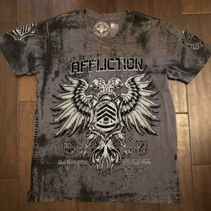 V-neck Affliction Tee NWOT